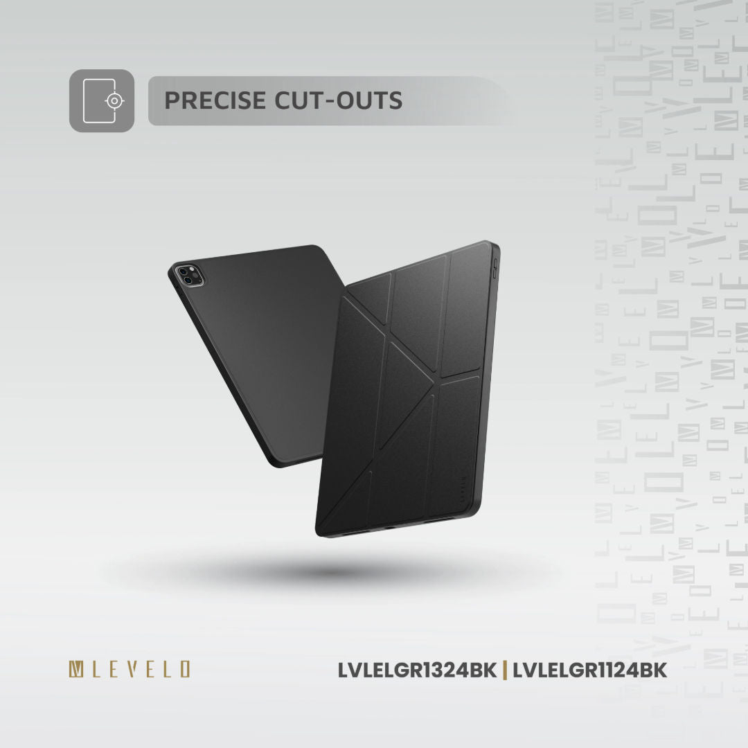 Levelo Elegante Hybrid Leather Magnetic Case for Apple iPad series, Shockproof