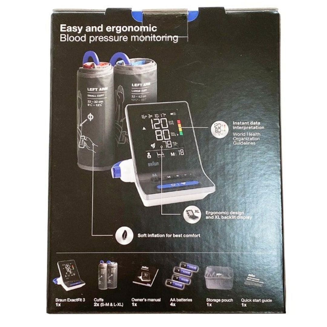 Braun Exactfit 3 Upper Arm Bp Monitor, BUA6150