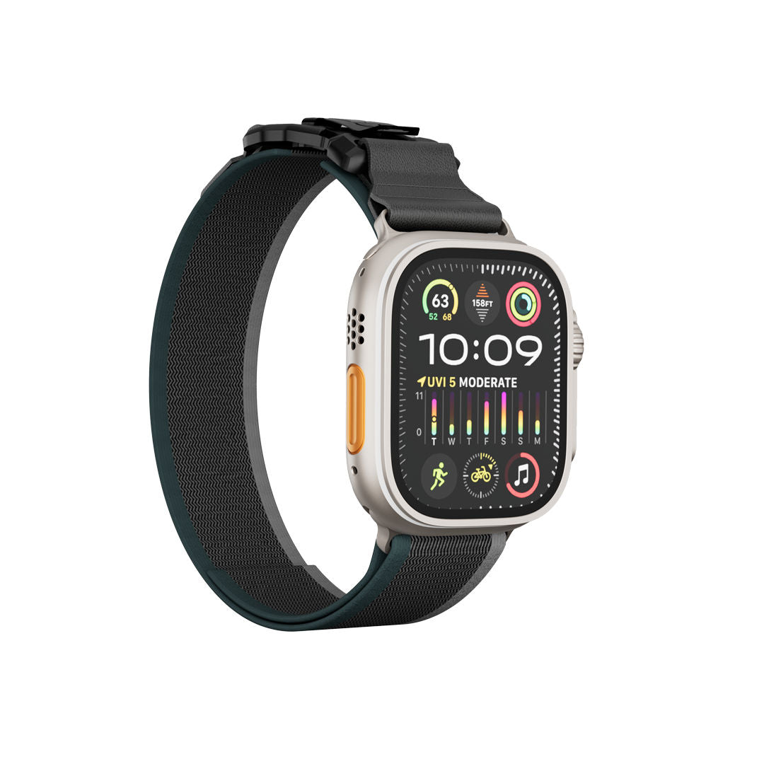 Levelo Rove Nylon Watch Strap With Metal Buckle