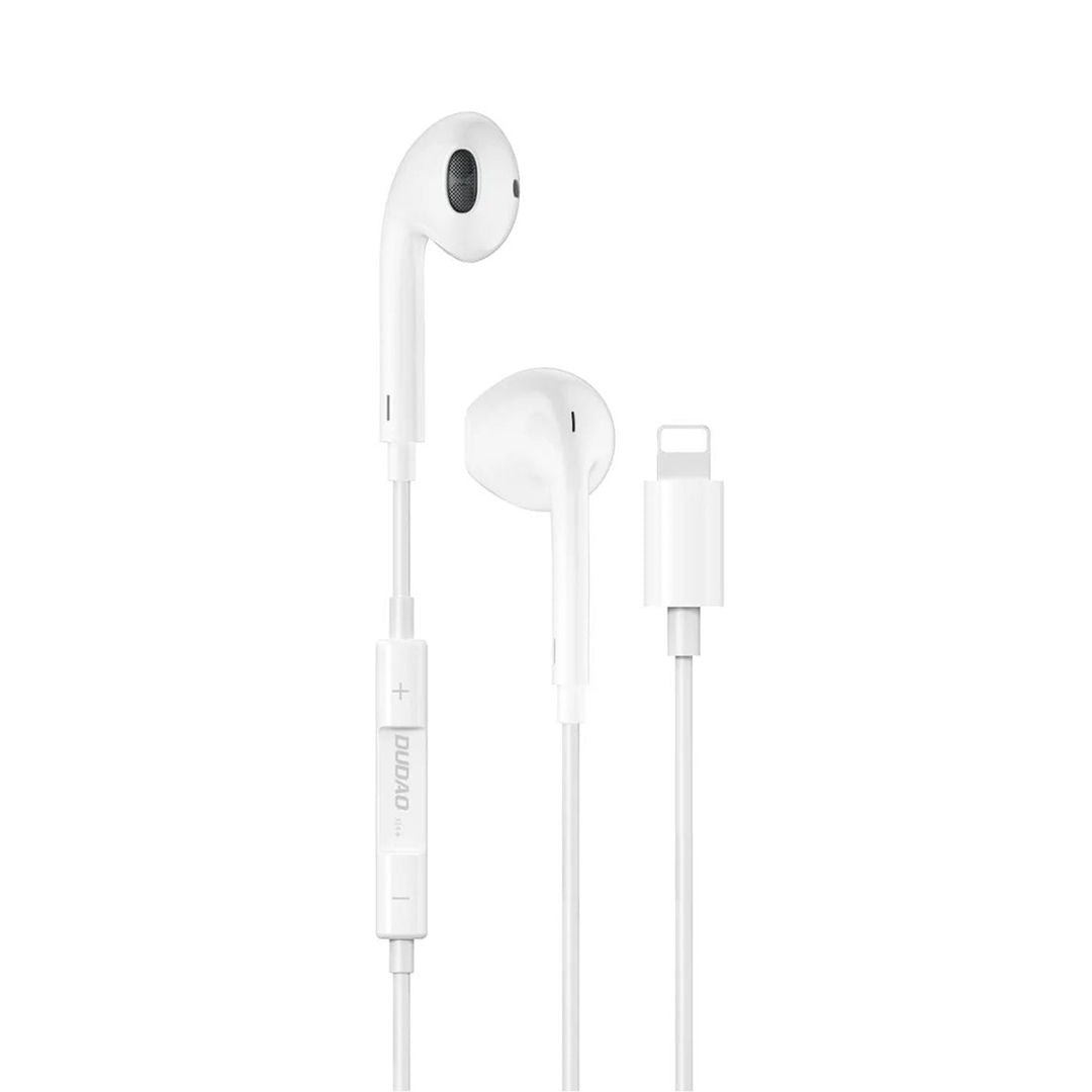 DUDAO X14+ In-Ear Lightning Earphones 1.2m, White