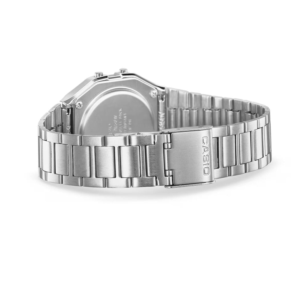 Casio Unisex Digital Grey Dial Watch, A158WA-1D