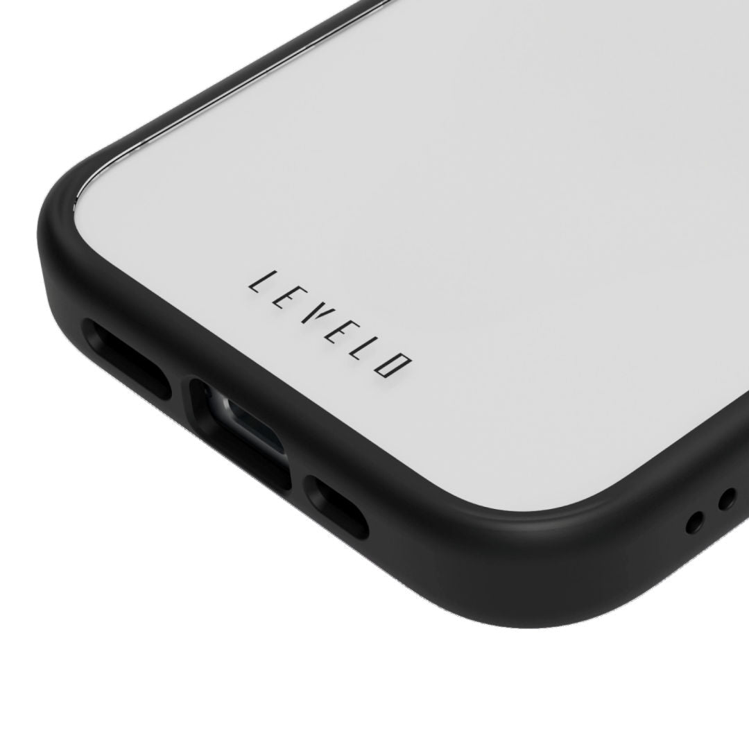 Levelo Solo Case For iPhone 15 Pro/15 Pro Max, Clearview Technology, Hybrid Construction
