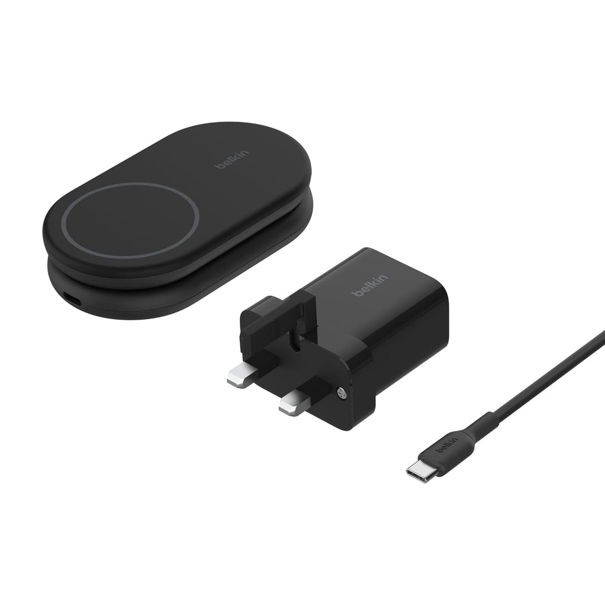 Belkin Boost Charge™ Foldable Qi2 Wireless Charger, 15W