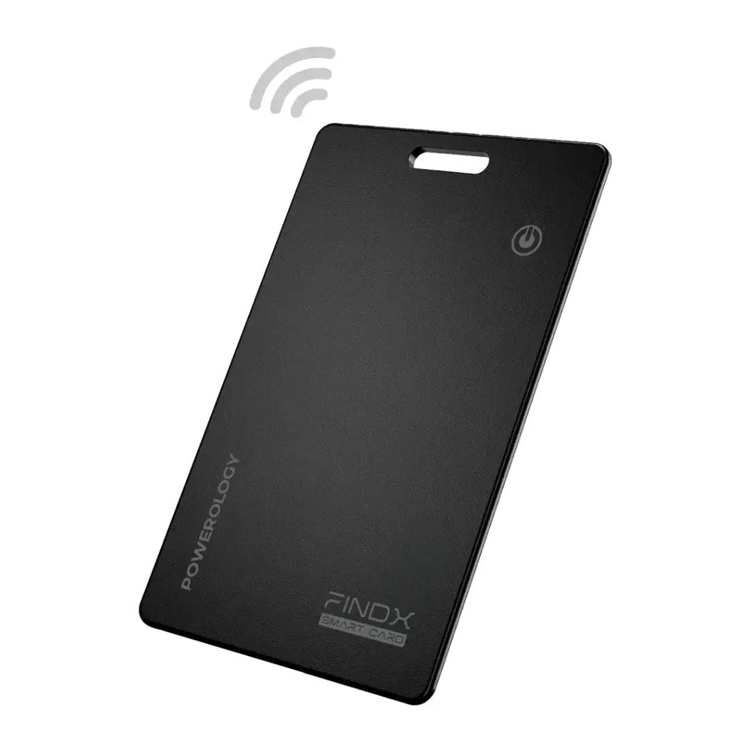 Powerology Findx Smart Card Device Finder, Apple Find My, IPX8, Black