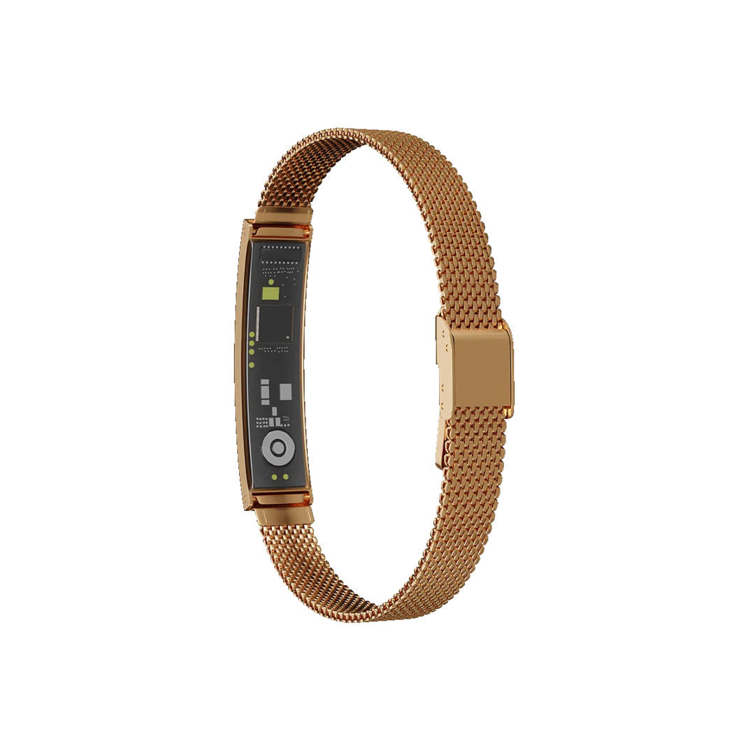 Heatz Axora HW24 Smart Bracelet Smart Watch Your Daily Health Companion, Gold