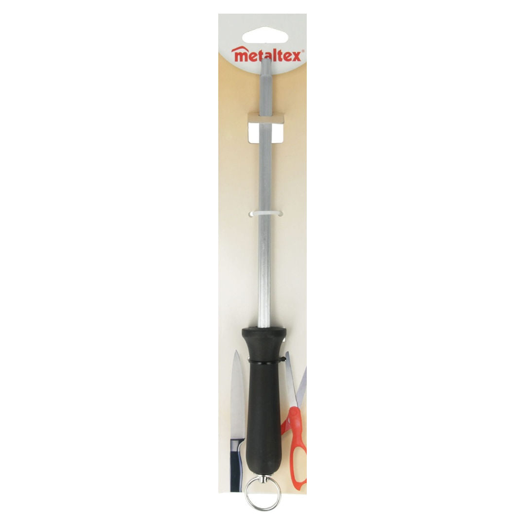 Metaltex Butcher's Steel 31cm, Carbon Steel