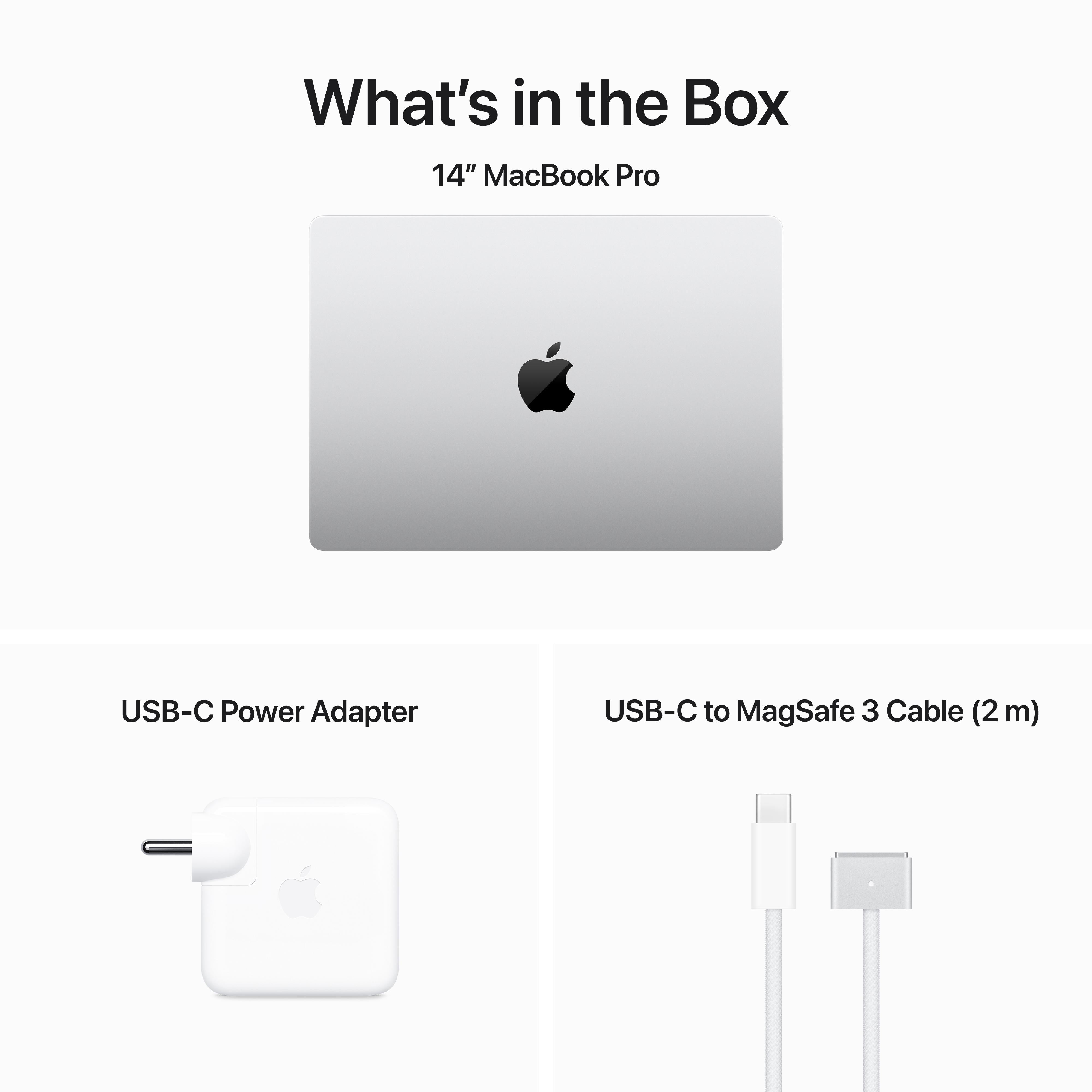 Apple MacBook Pro 14-inch M3 Chip Laptop, 8-Core CPU, 10-Core GPU, 512GB SSD, MR7J3HN/A, Silver, English Keyboard