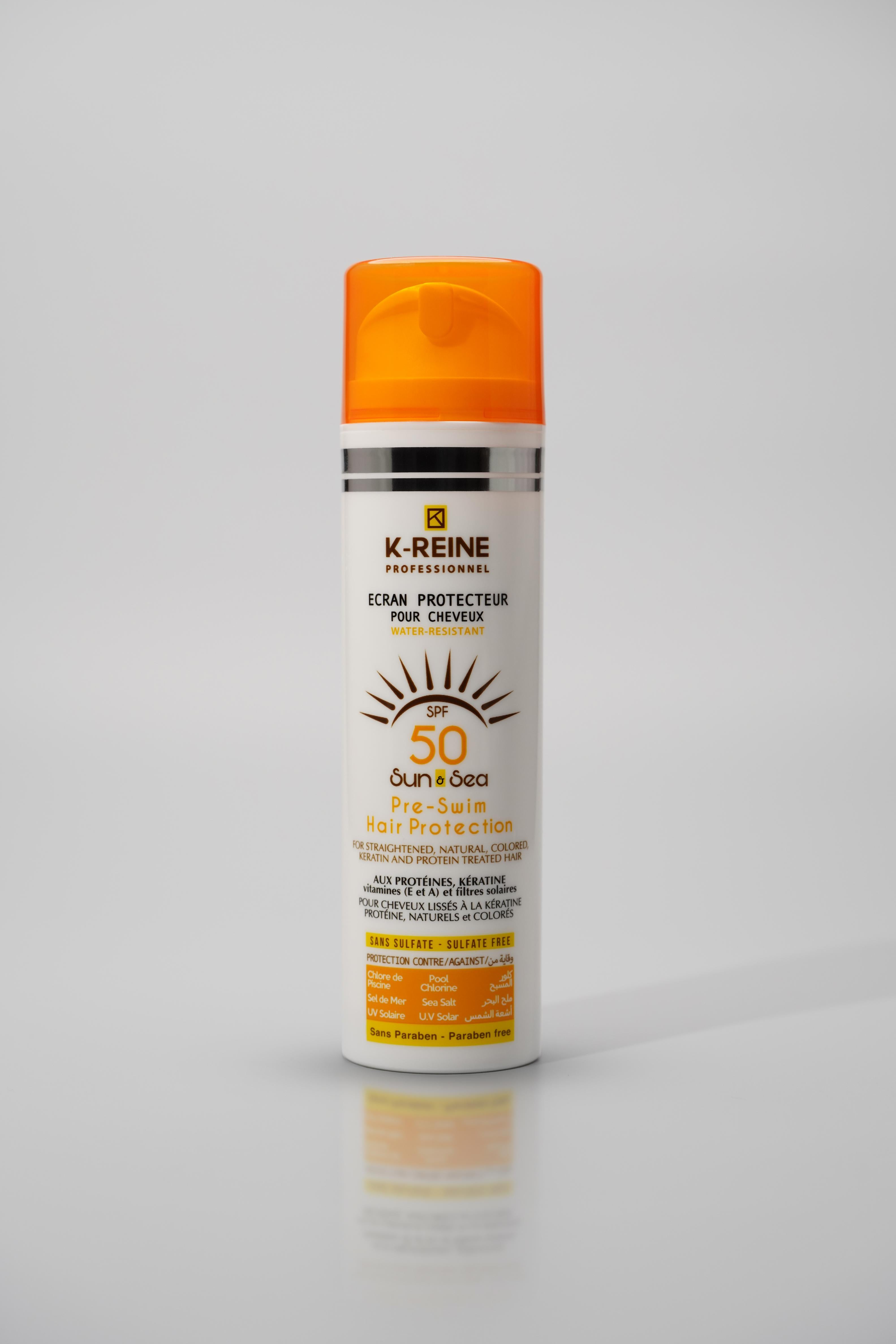 K-Reine Water Resistant Sulfate Free Hair Protector Against Sun And Sand Sea Elements, 200ml