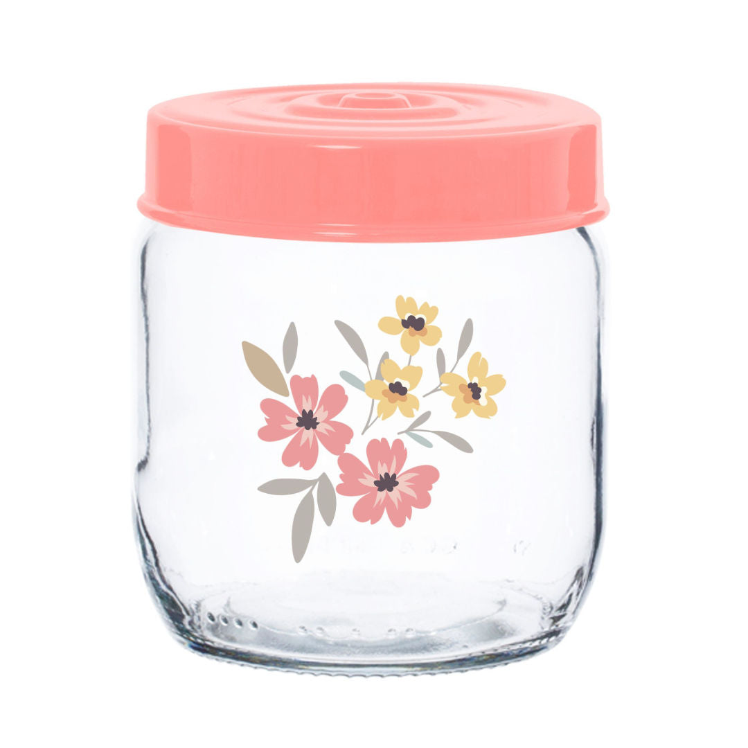 Herevin Glass Canister With Plastic Lid