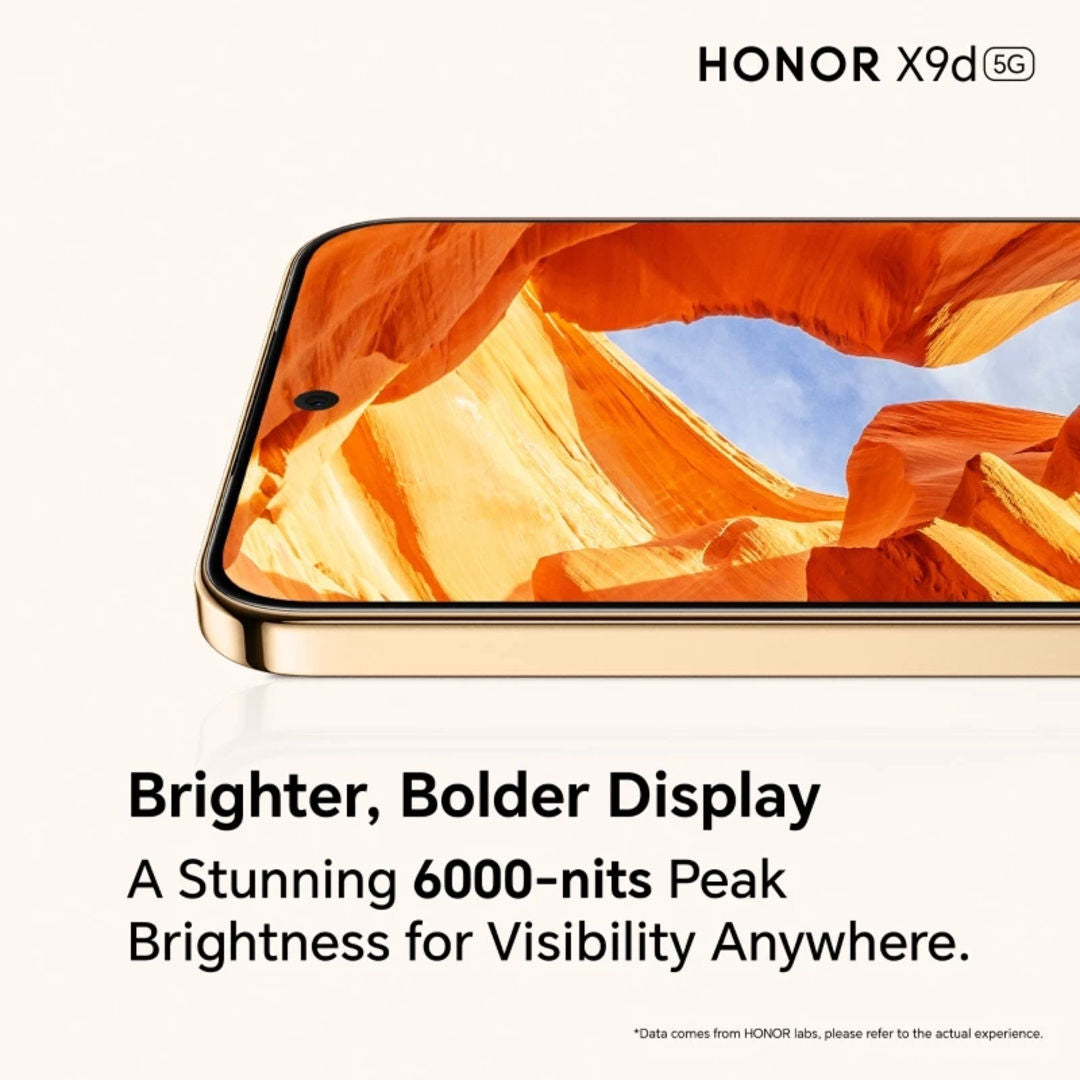 HONOR X9d 5G Smartphone, 12GB RAM + 256GB Storage, 108MP OIS Camera, 6.79Inch 1.5K 120Hz AMOLED Display