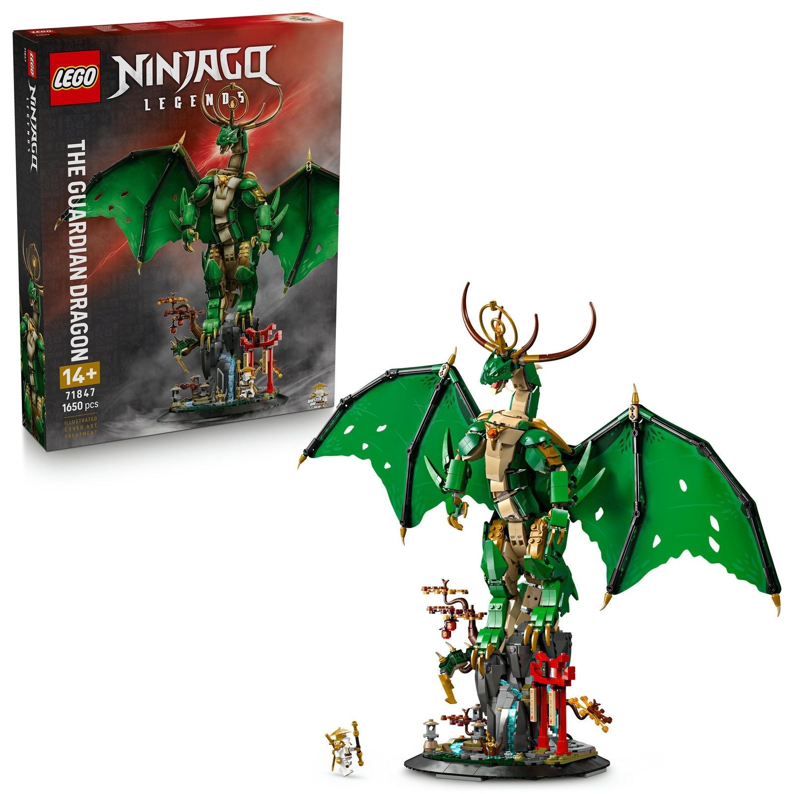 مجموعة ألعاب البناء «التنين الحارس» من LEGO NINJAGO، للأعمار من 14 سنة فما فوق