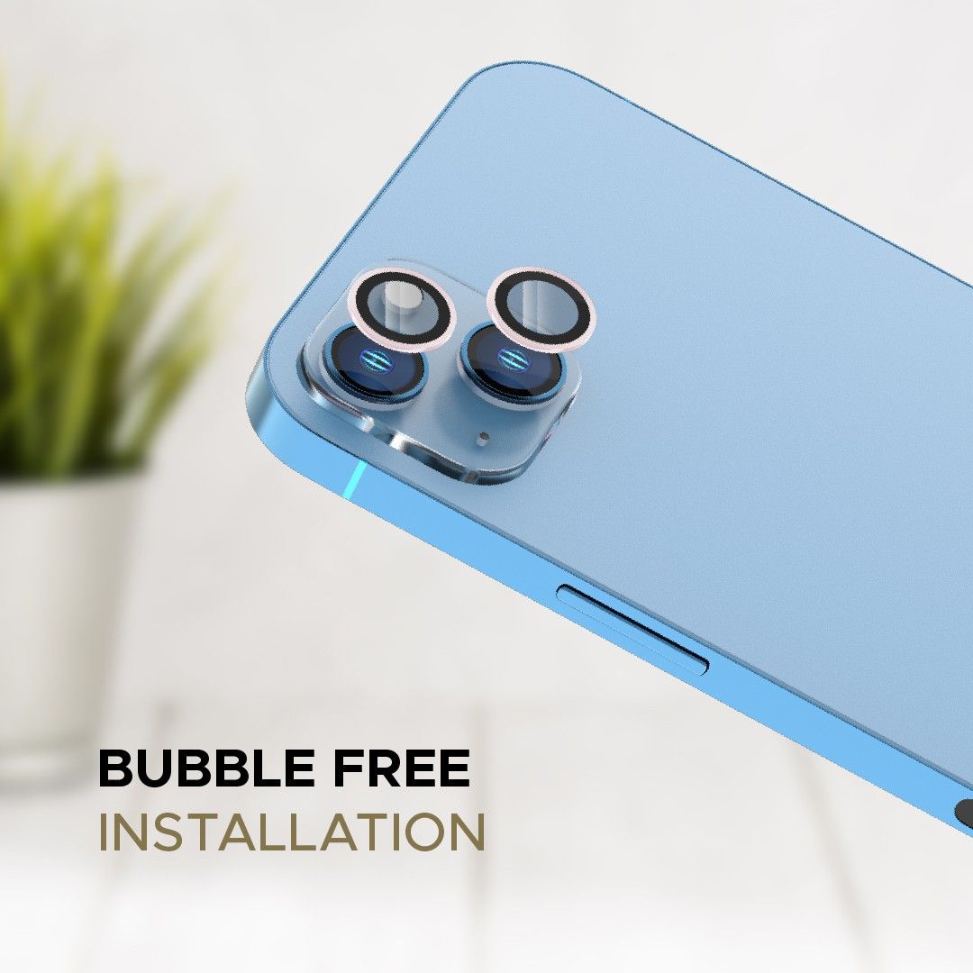 Levelo Lucent Duo Lens Protector For iPhone 13 & 13 Mini, 2 Piece