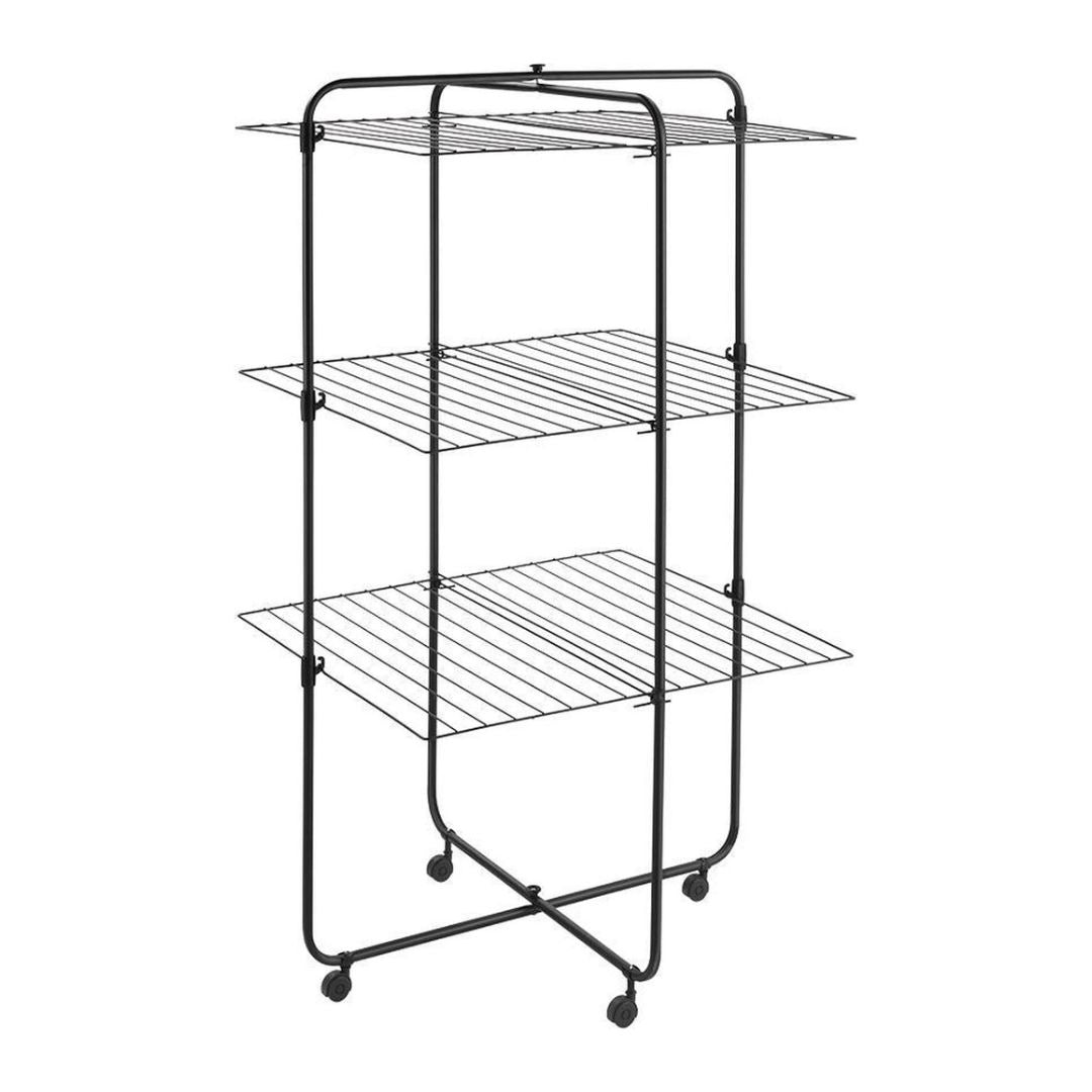 Metaltex 3-Tier Laundry Dryer Dijon Onyx, 33 M