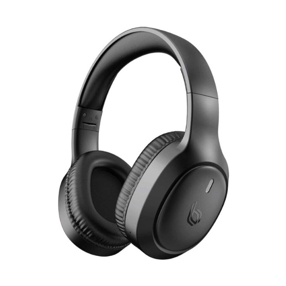 Blupebble Over Ear Foldable Digital Hybrid Noise Cancelling Headphones C85 Black