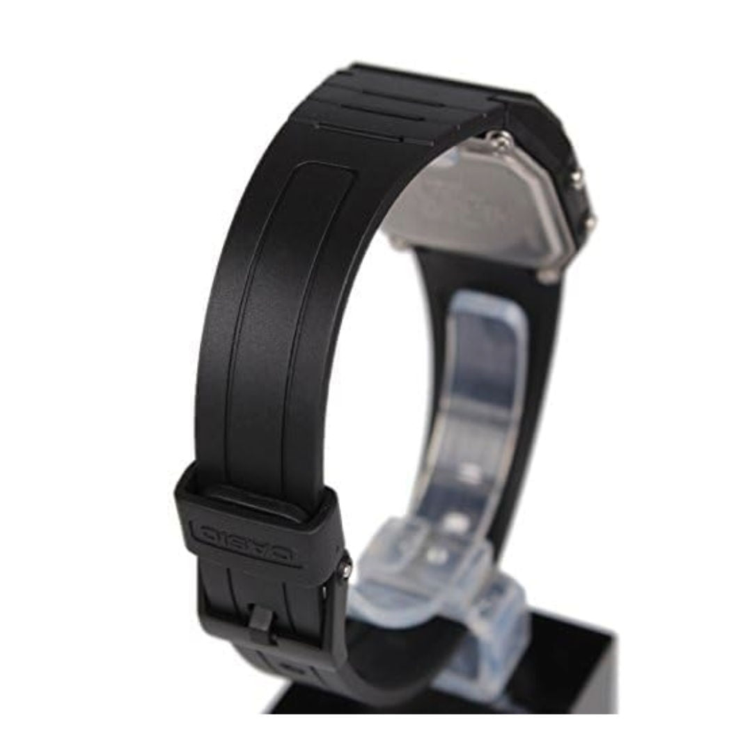 Casio Unisex Analog-Digital Black Dial Watch, AW48HE-1A