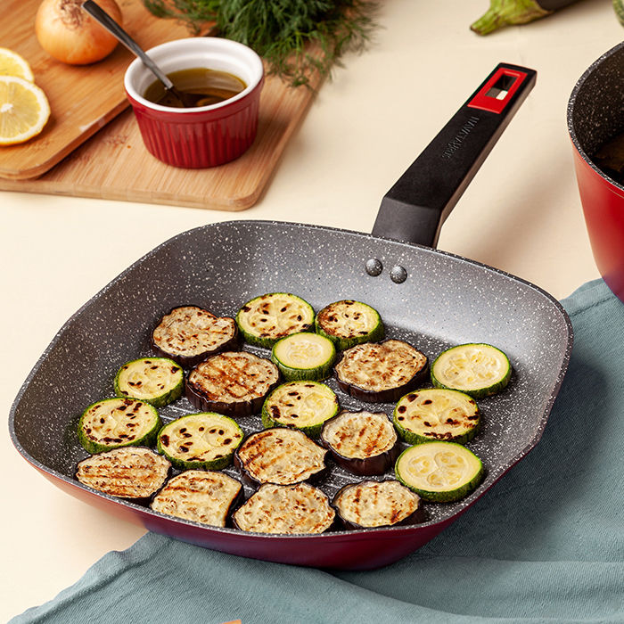 NAVA Grill Pan Tauras With Nonstick Stone, 28cm