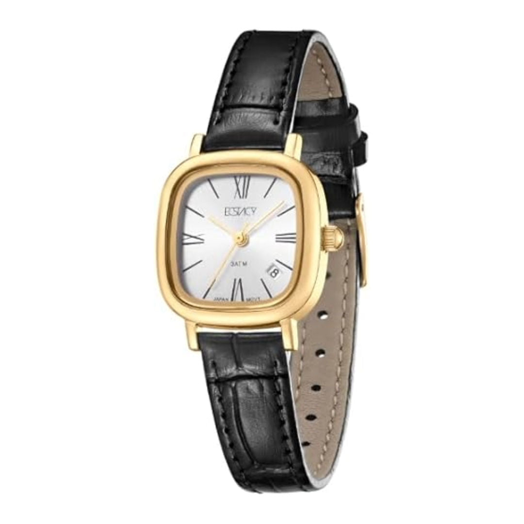 Ecstacy Women's Analog White Dial Watch, E25510 Series