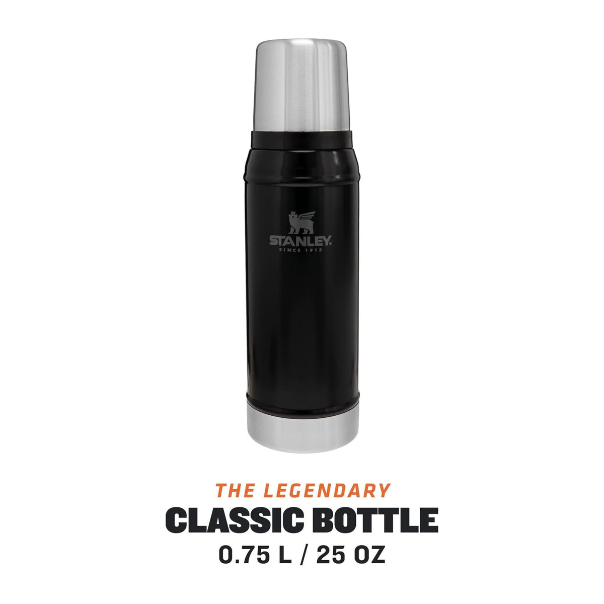 Stanley Classic Legendary Vacuum Bottle, 0.75L / 25 oz Compact Insulated Flask