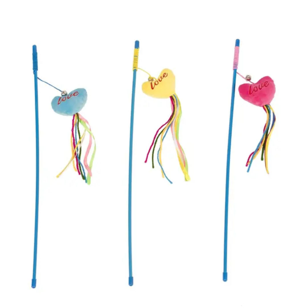 Duvo+ Cat Playing Rod Love With Catnip Mix, 53cm