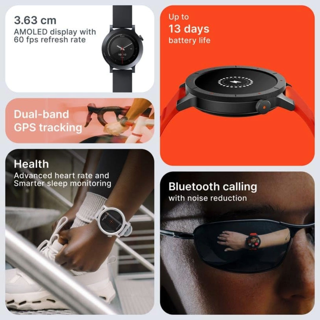 Nothing CMF Watch 3 Pro Smartwatch, Dark Grey, International Version