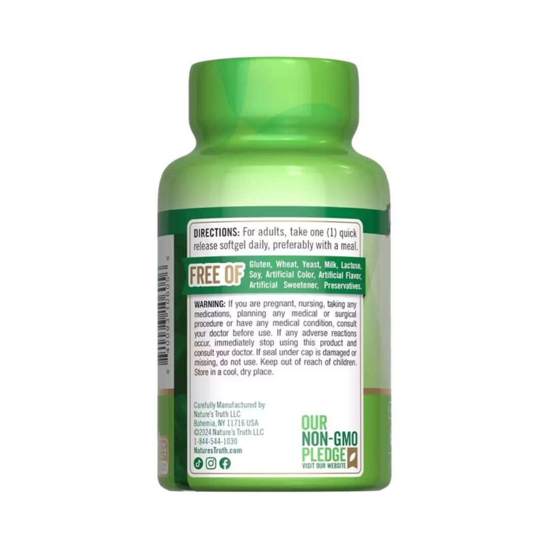 Nature’s Truth Vitamin E Capsules, 1000 IU, 60 Softgels