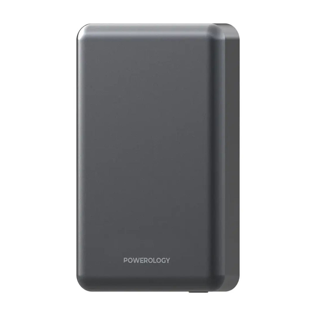 Powerology Blanc25 10000mAh MagSafe Power Bank, Gray