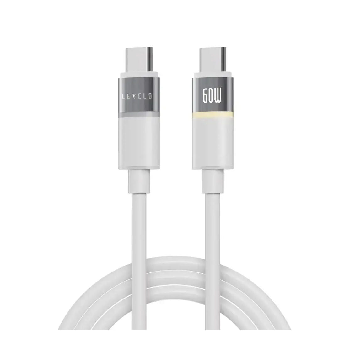 Levelo Luno Type C to Type C Cable, 1m, PD 60W