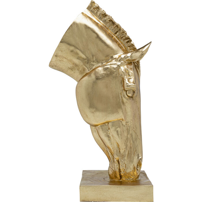 Deco Object Horse Face Gold, 57cm