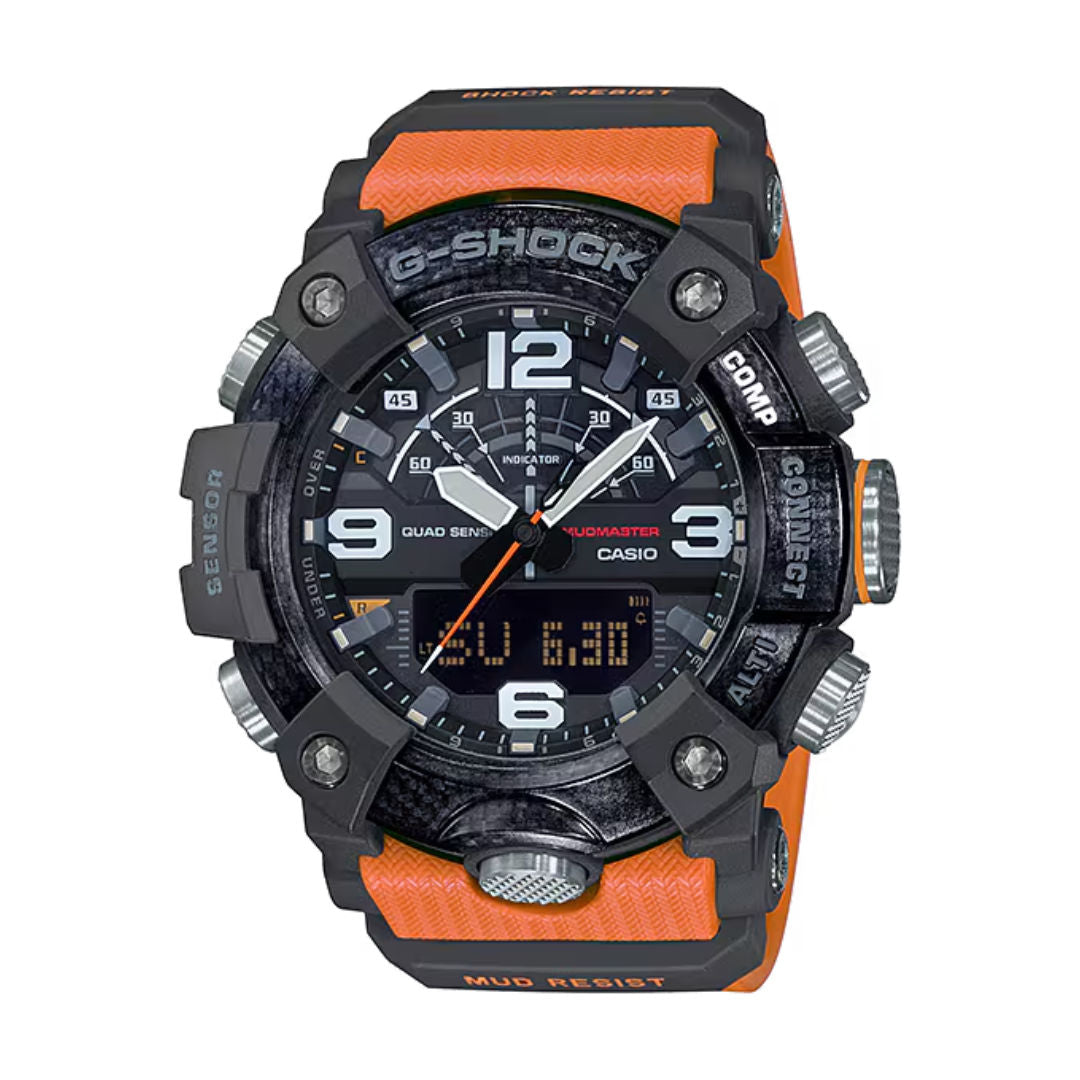 Casio G-SHOCK MUDMASTER GGB100 Twin Sensor Carbon Core Guard Watch