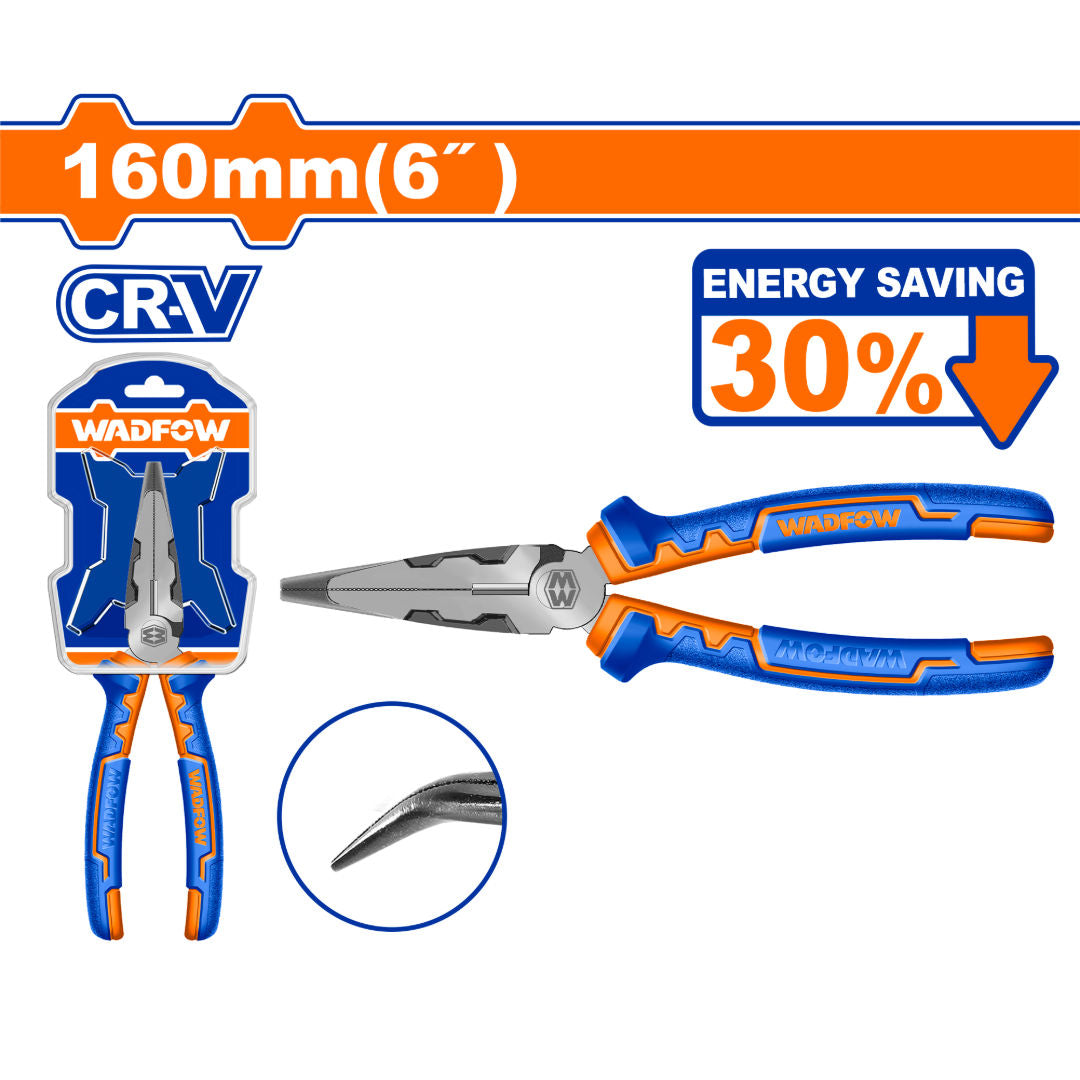 WADFOW High Leverage Bent Nose Pliers