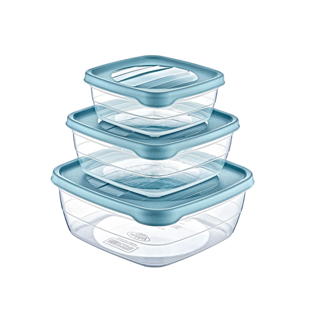 Hobbylife Square Trend Storage Box, Set of 3 Pcs