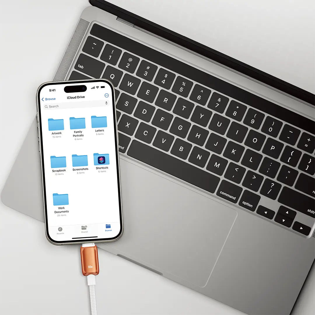 Powerology Zinco Series 60W USB-C, 1M Charging Cable