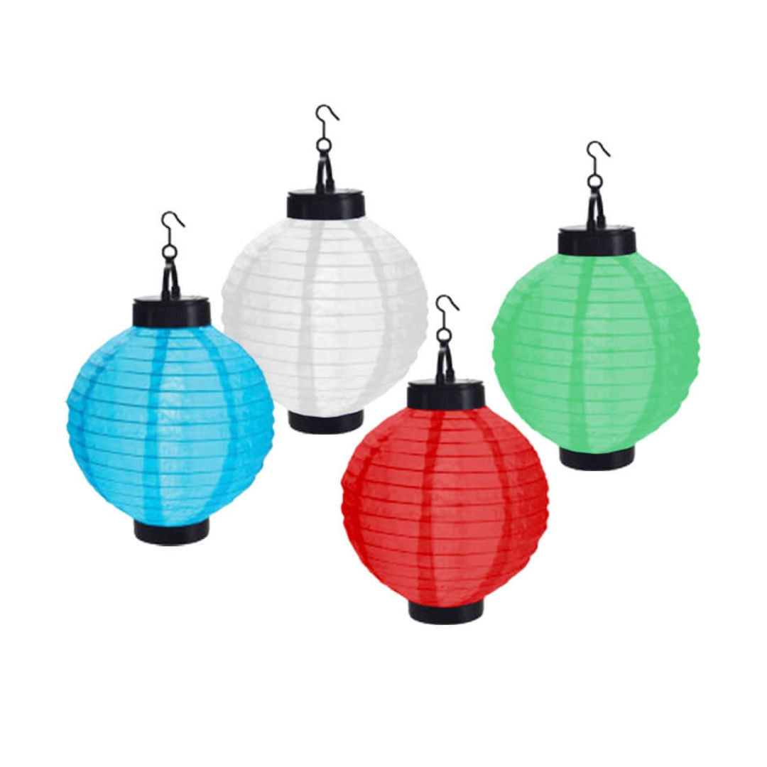 Camp Master Solar Light, Ball Shape, Diameter 20cm, 1x Cool White LED, Polycrystalline Solar Panel with 1 AAA 1.2V Battery