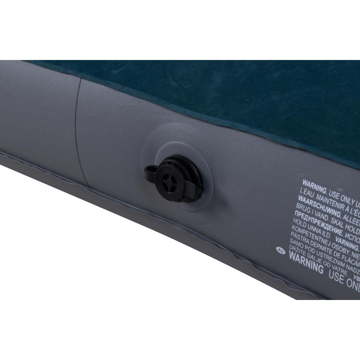 Jilong Double Air Bed With Built-In Foot Pump Grey And Green