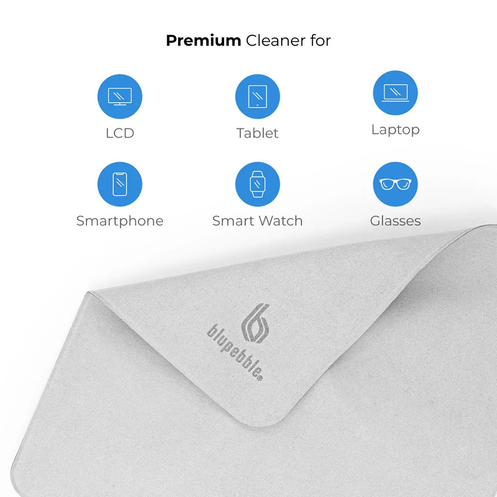Blupebble Alcantara Cleaning Cloth Bp-Cloth-Wh