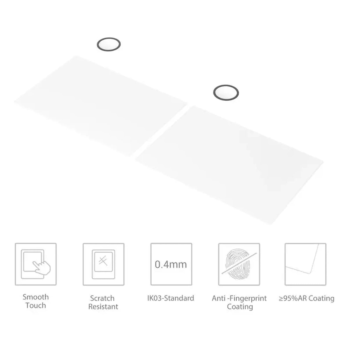 SmallRig Tempered Glass Screen Protector for Fujifilm X Series Cameras, 2-Pack, 5988