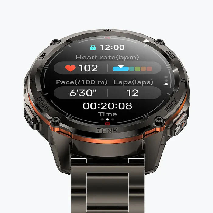 KOSPET Tank T3 Ultra 2 Special Edition GPS Smartwatch with 1.43” AMOLED Display, Bluetooth Calling, Military Grade & 5ATM Waterproof