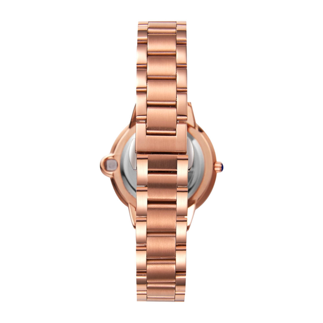 KENETH SCOTT Women's Rose Gold Dial Analog Watch, K22530-RBKK Series
