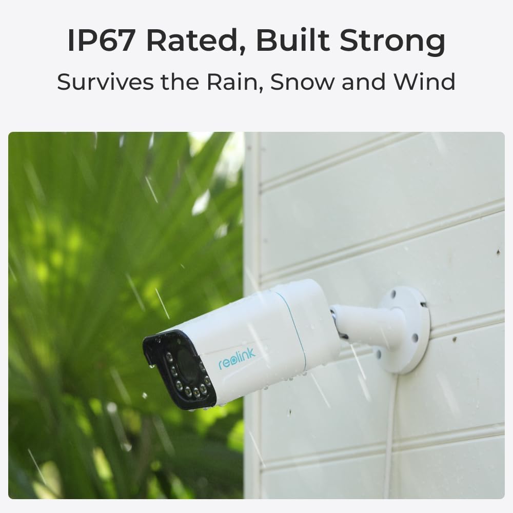 Reolink P430 PoE Security Camera-4K, 5x Optical Zoom, Color Night Vision, PC811AB4K01