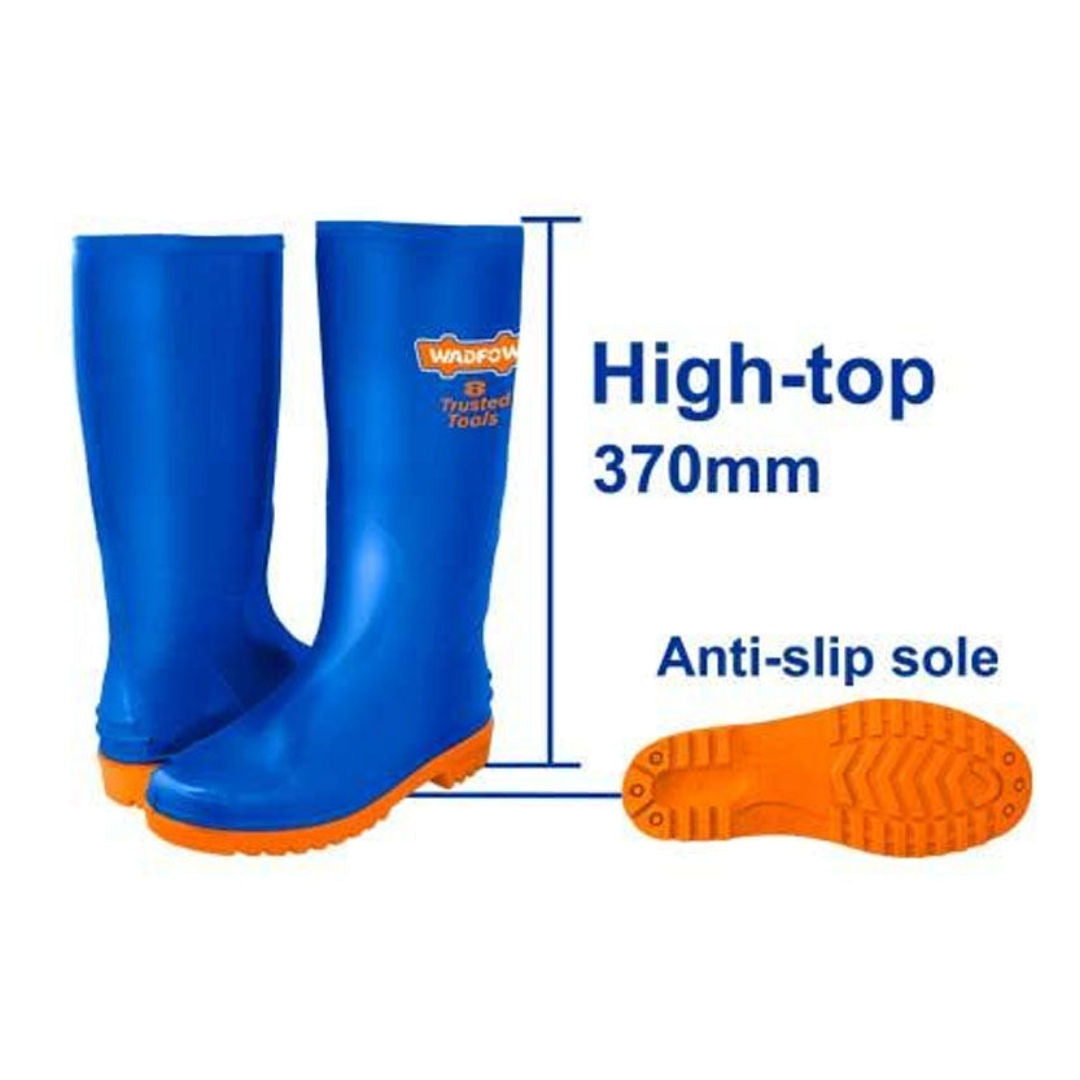 WADFOW High Performance PVC Rain Boots, Size 43