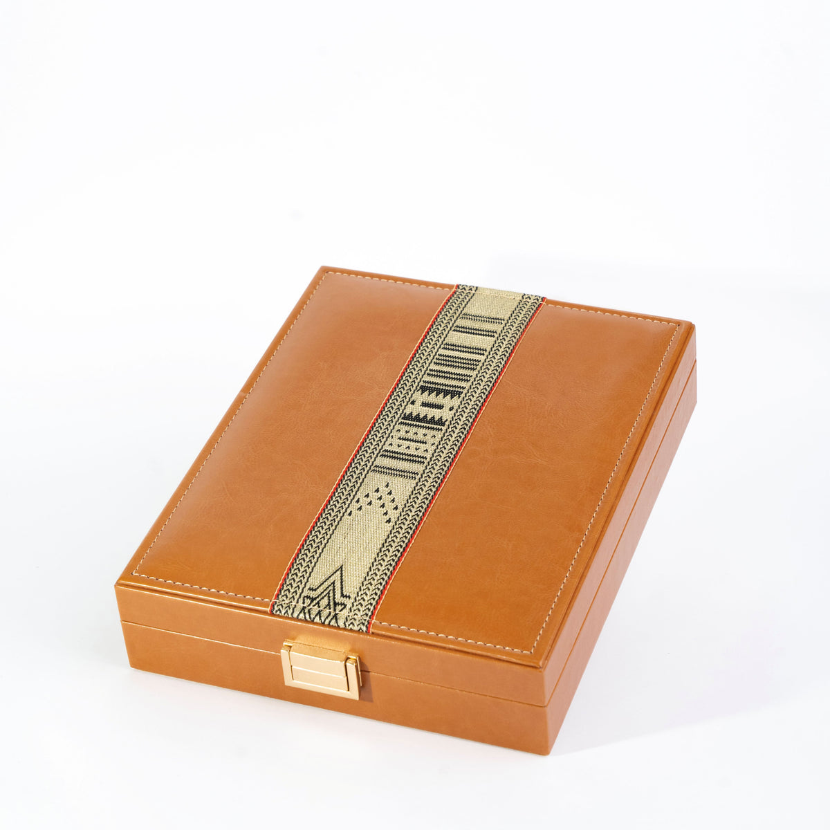Leather Notebook & Pen Gift Set in Wooden Presentation Box, Assorted
