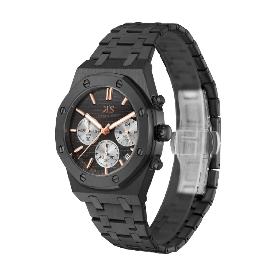 Kenneth Scott Men’s Multi-Function Analog Watch, K24112 Series