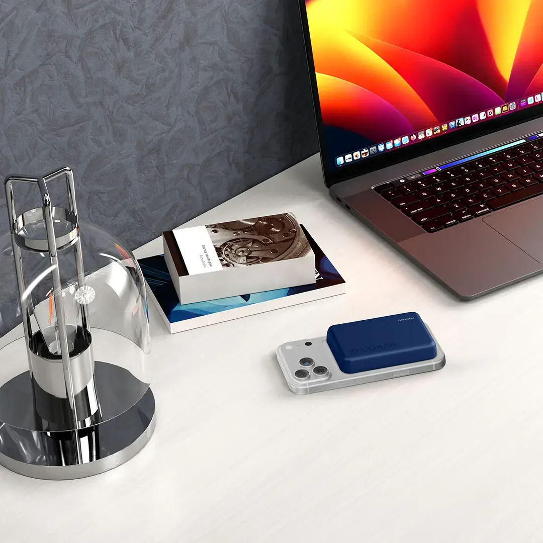 Porodo 10000mAh MagSafe Power Bank, Blue