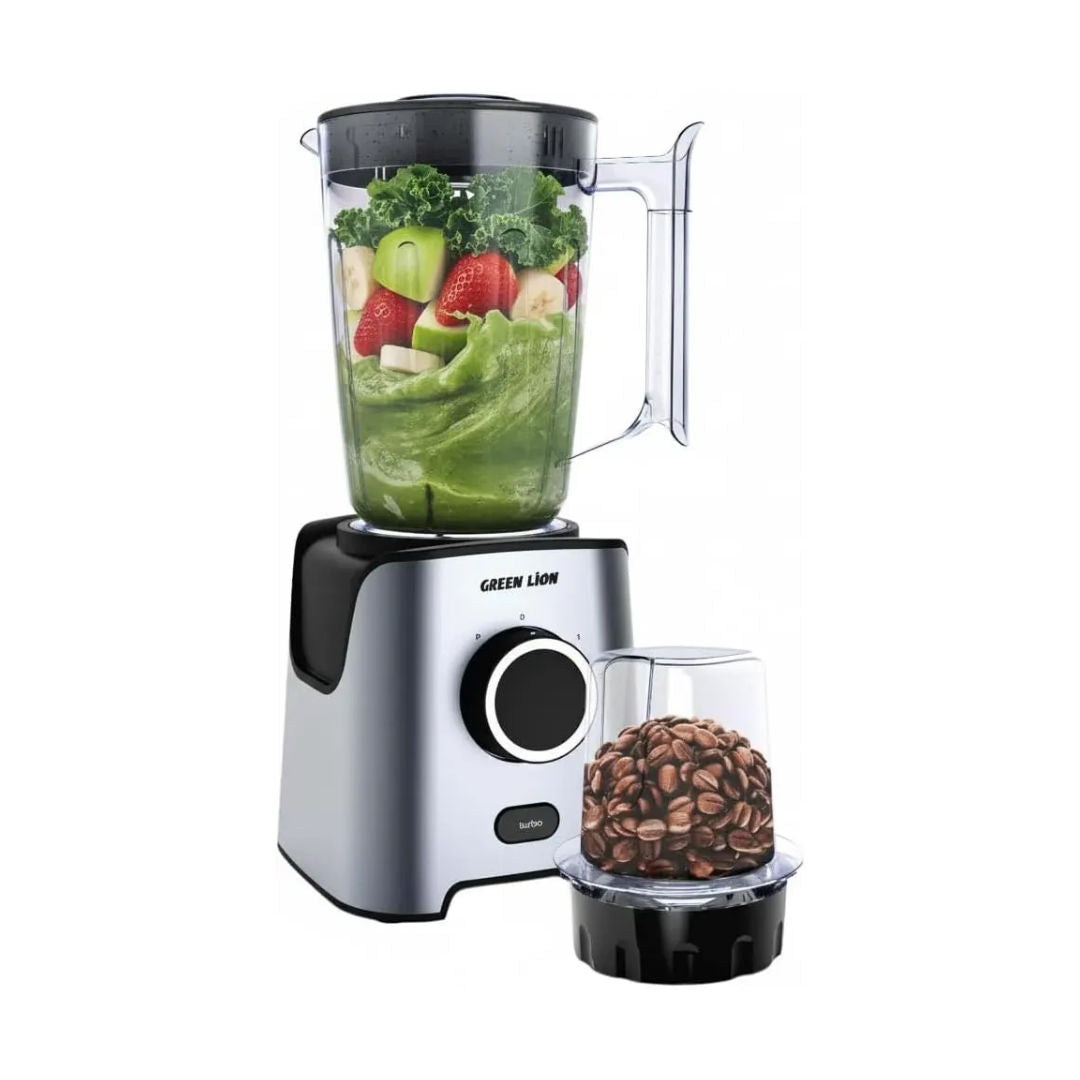 Green Lion Jet Blend Pro Juice Blender 650W, High-Performance Portable Blender, Gray