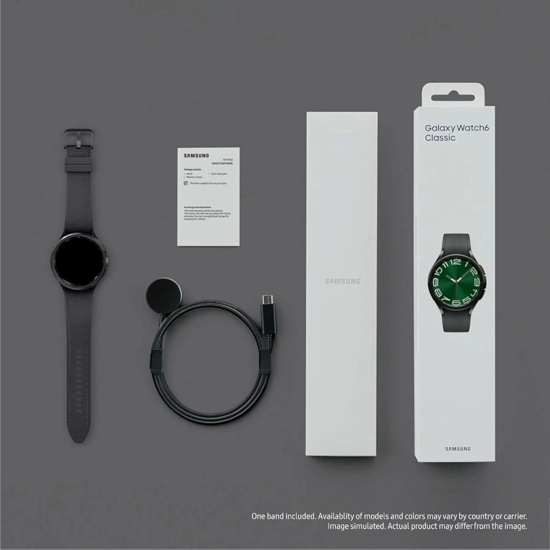 Samsung Galaxy Watch6 Classic 43mm Bluetooth Smart Watch,  1.3" Super AMOLED Display