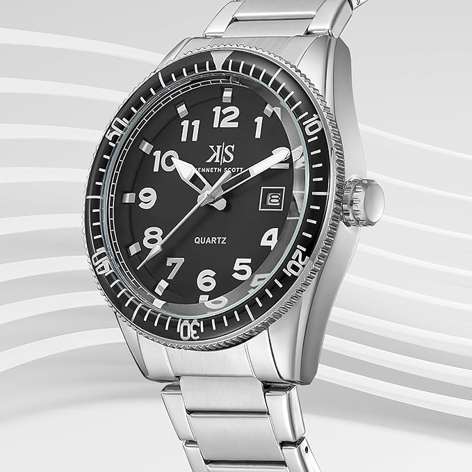Kenneth Scott Men's Analog Watch Collection, K23028 Series