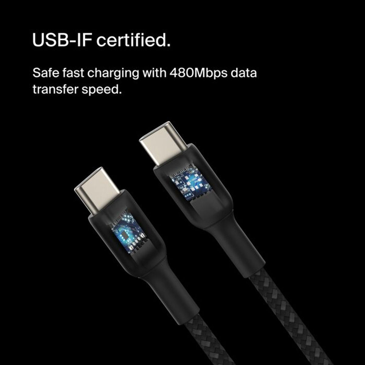 Belkin Boost Charge™ Braided USB-C to USB-C Cable, 1M