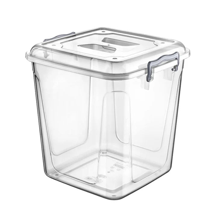 Hobbylife Clear Pantry Storage Box, 70 Litre