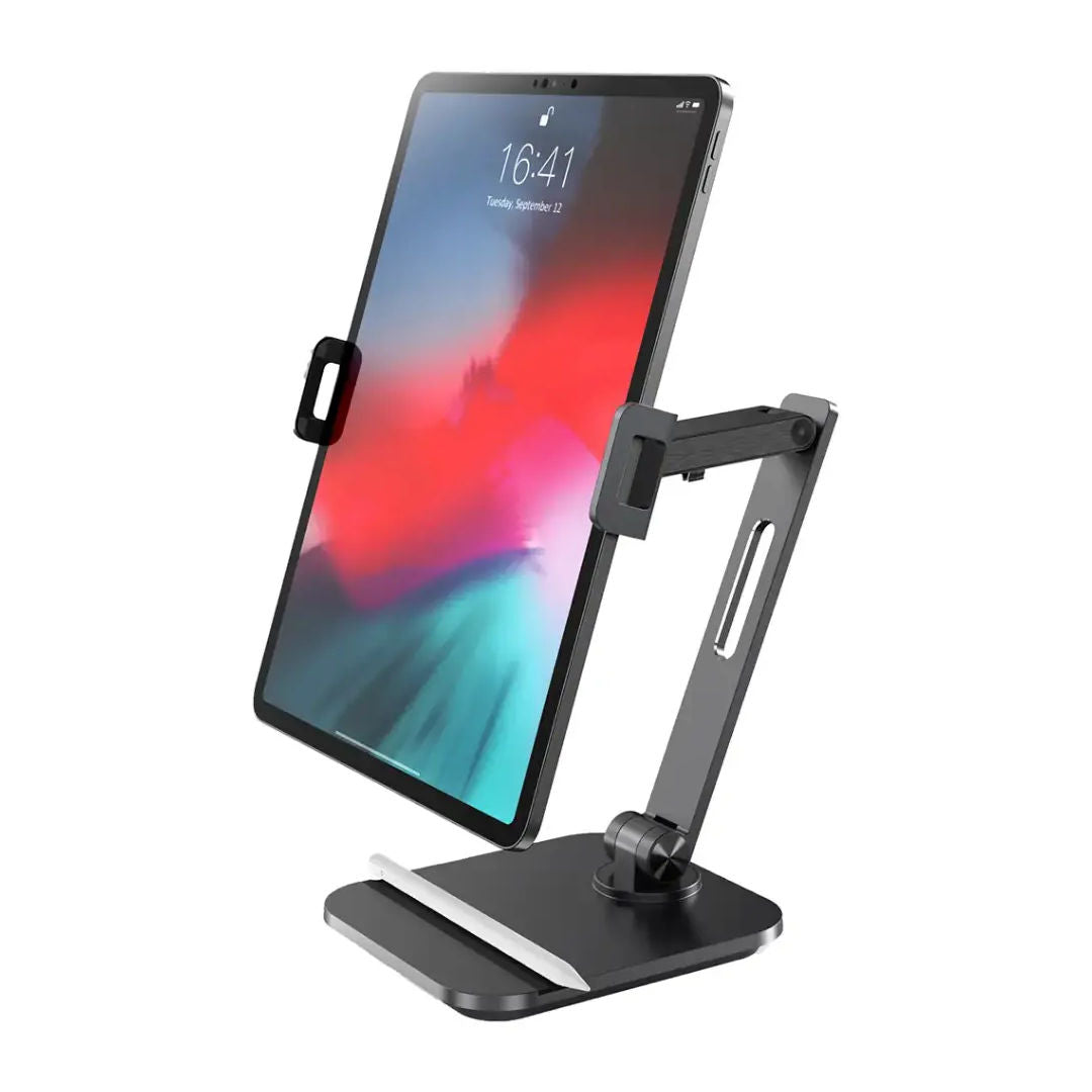Powerology Smart-Clamp Phone & Tablet Mount, Black