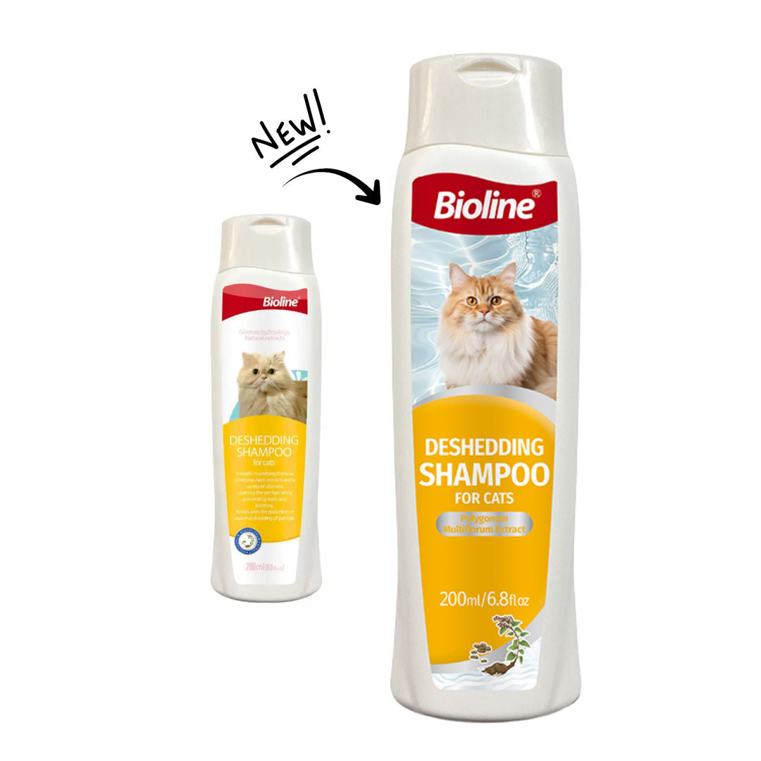 Bioline De-Shedding Shampoo For Cats, 200ml